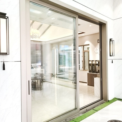 Porte coulissante extérieure en aluminium standardisée R D Production avec couleur optionnelle