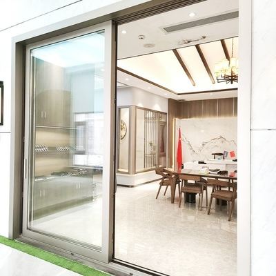 Portes coulissantes en aluminium pour bâtiments commerciaux