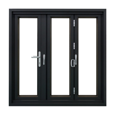 Brèche thermique à double vitrage profilé en aluminium alliage d'aluminium Casement fenêtre style swing