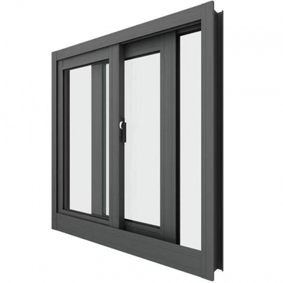 Bonne rupture thermique personnalisée fenêtres coulissantes horizontales en aluminium avec cadre en aluminium