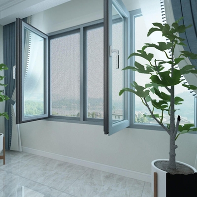 Fenêtres en aluminium de design moderne de style américain pour résidences et commerces